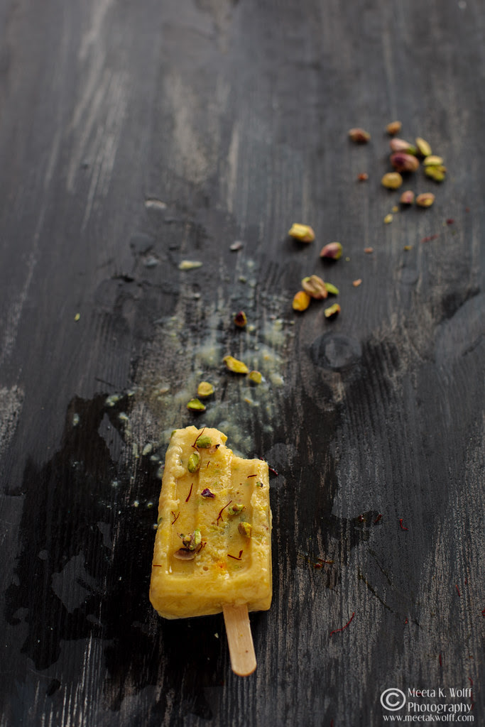 Saffron Mango Pistachio Kulfi (109) by Meeta K. Wolff