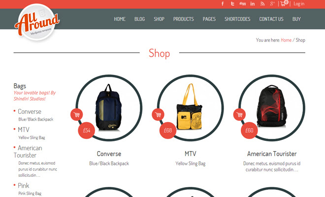 all around universal wordpress shop ecommerce