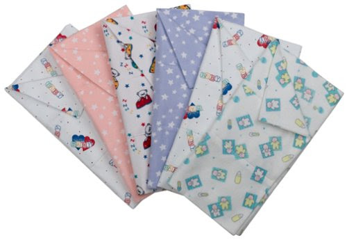 New Kushies Newborn Baby Assorted 6 pc. Diaper Set