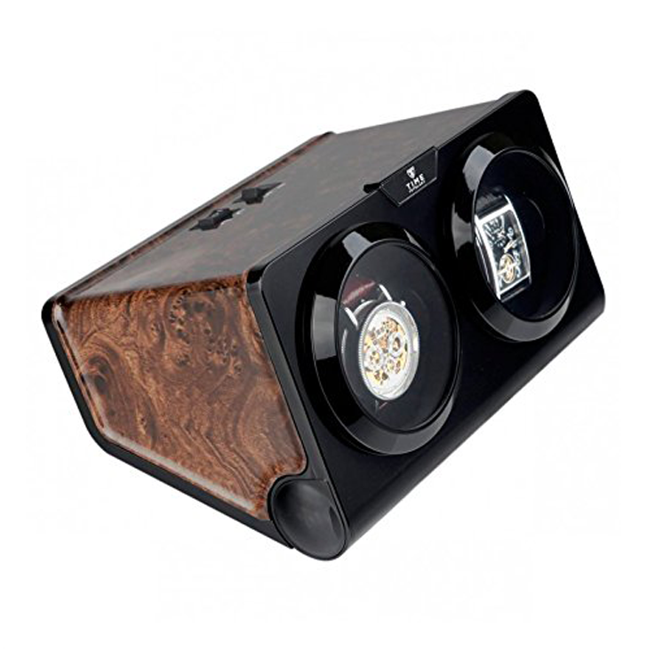 Time Tutelary Dual Automatic Watch Winder \u2013 Burl  Armeton Electrics