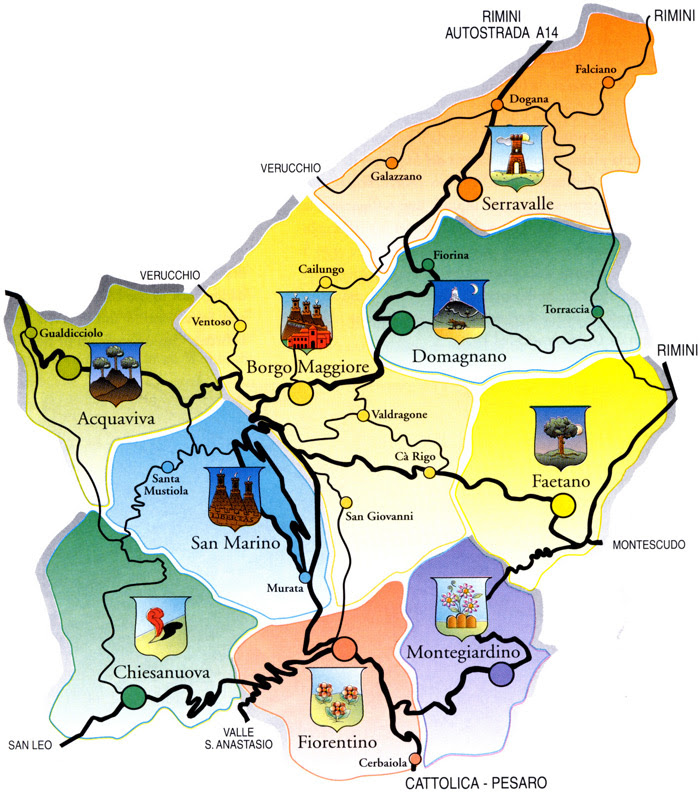 Piantina San Marino