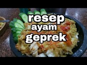 Terbaru resep ayam GEPREK yg mudah dan enak, Video terupdate!