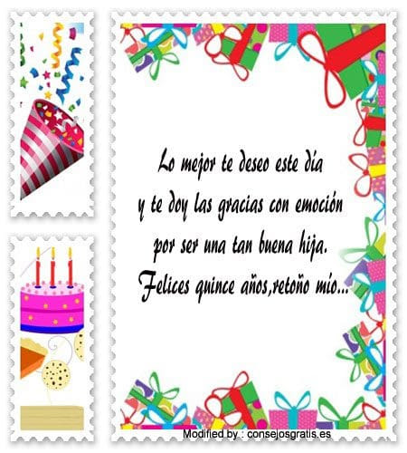 Bonitas Frases Para Una Quinceañera  Saludos de 15 años 