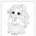 lol surprise omg pink baby coloring page unicorn - lol surprise omg lol kleurplaten kids n fun com 21