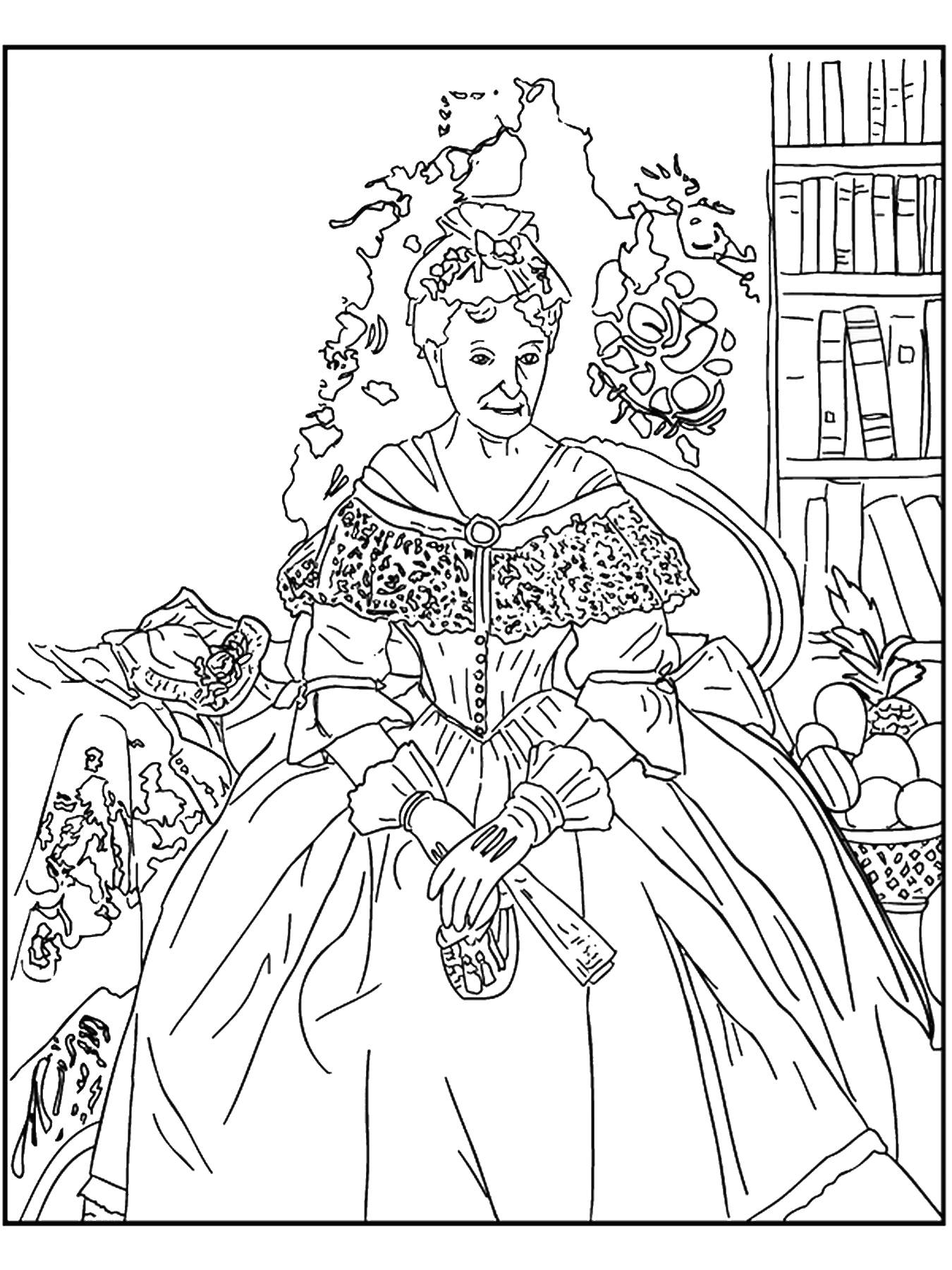 Download Famous Painters and Paintings Coloring Pages