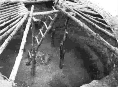 Pit House  Native  Indian Houses  for kids