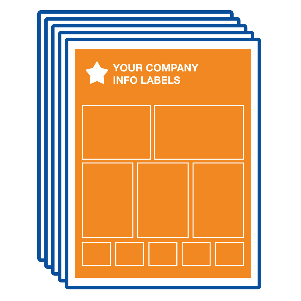 Customer Printed Laser Label Sheets - Seneca Label