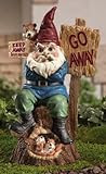 Keep Away From My Nuts! Garden Gnome Figurine