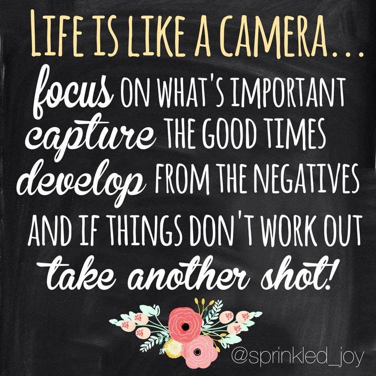Life is Like a Camera