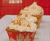 CUPCAKES DE VAINILLA CON FROSTING DE LEMON CURD