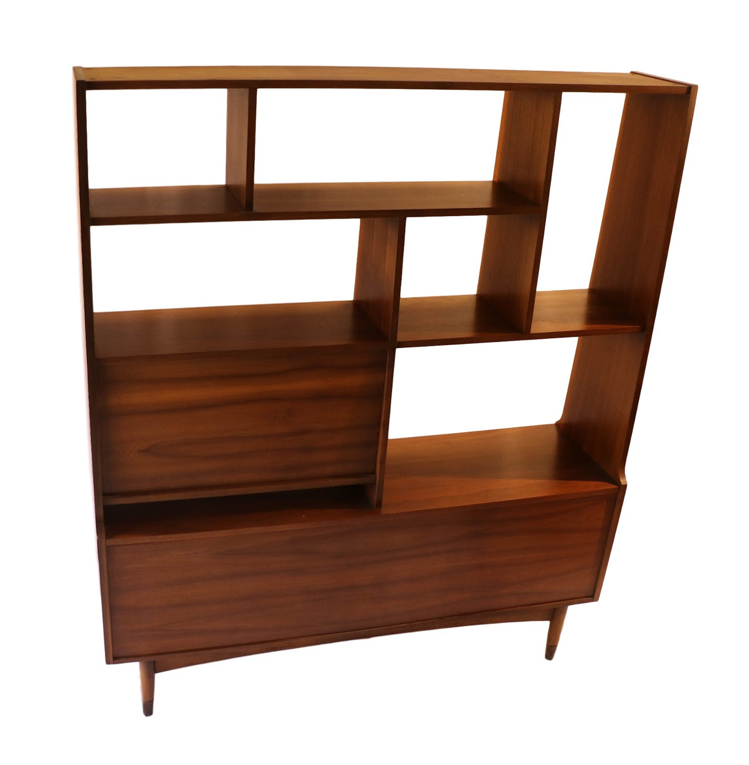 Mid Century Modern Room Divider Bookcase hutch
