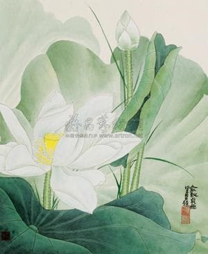 白莲花 By Yu Zhizhen On Artnet