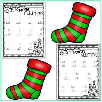  christmas math worksheets by teaching loving caring tpt