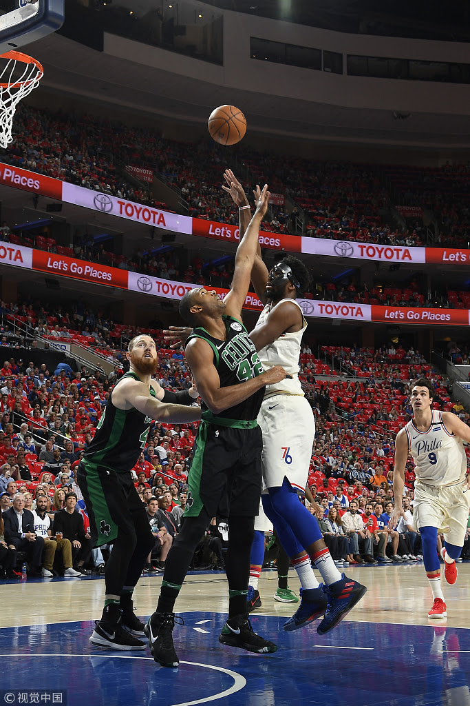 NBA季后赛次轮:76人队主场103-92战胜凯尔特人队