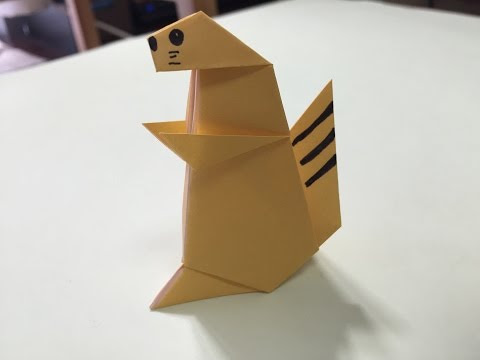 折り紙 リスの折り方