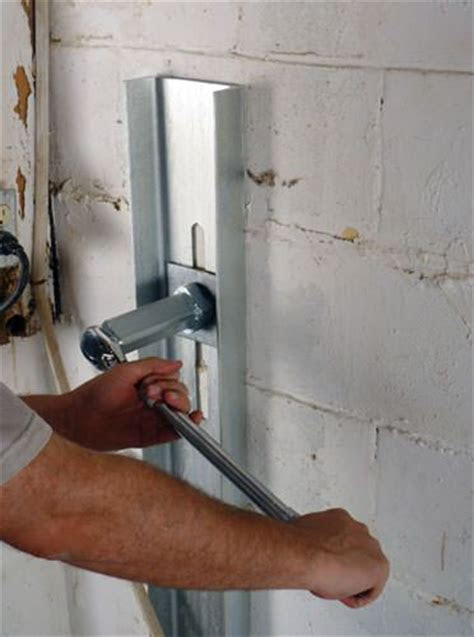 channel wall anchor system  collapsing foundation walls