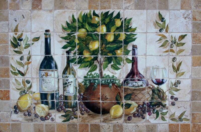 Italian Backsplash Tile Murals - Kitchen Backsplash Ideas ...