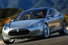 Elektrische auto tesla s