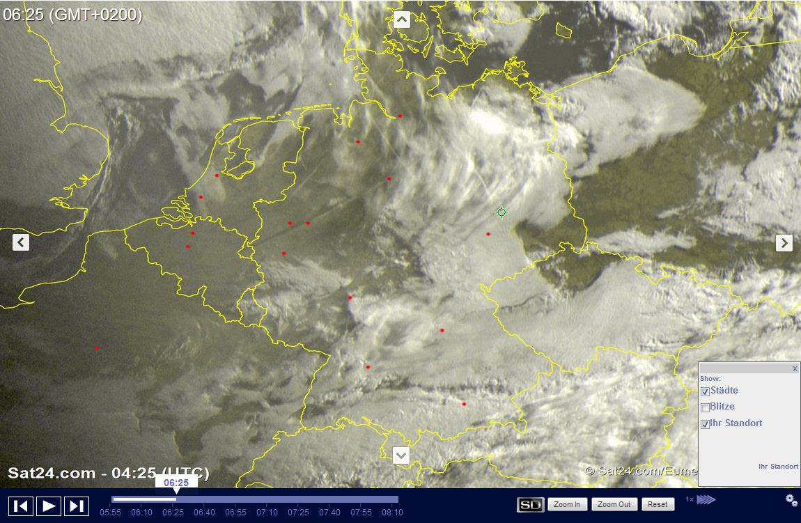 Blick hat sieht man es sofort Und wenn mal so "richtig viel Verkehr" da oben ist dann könnt ihr über se Seite checken wie weit sich ses "