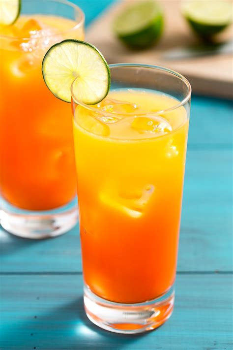 rum sunset recipe drinks cocktail drinks rum