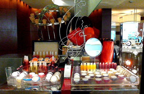 circles candy cosmetics counter