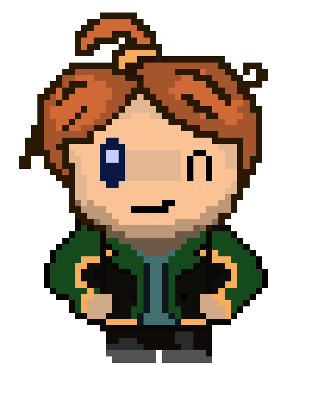 Main Character 32 Bit Pixel Art Maker