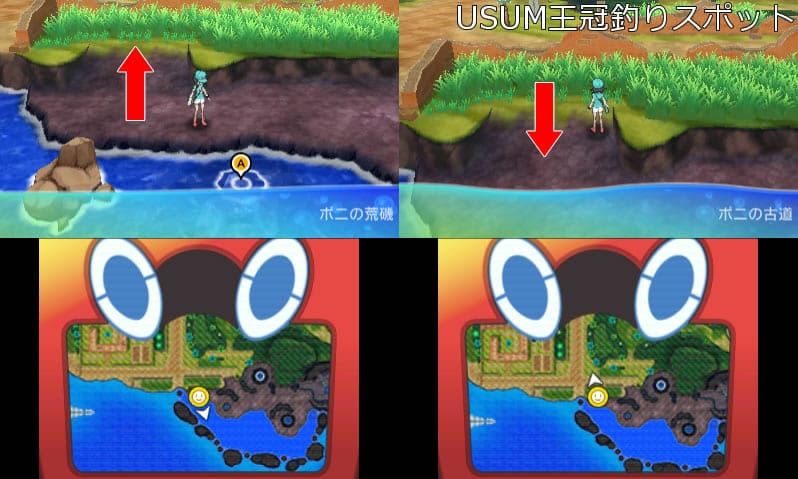 金の王冠 銀の王冠量産方法 おすすめの釣り場所 ウルトラサンムーン攻略de Com