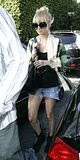 Nicole Richie casual street style - April 6, 2009
