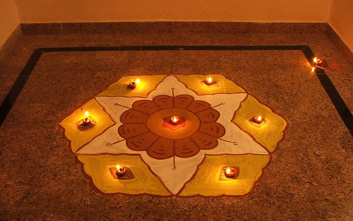 rangoli designs for flowers