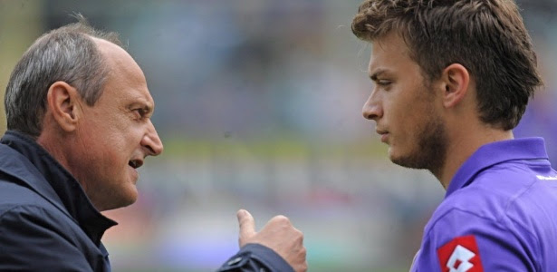 Delio Rossi e Adem Ljajic se desentederam em partida contra o Novara