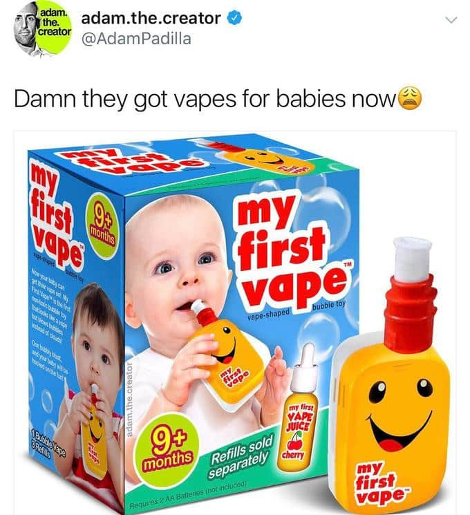 The Truth Behind that Controversial 'My First Vape' Baby ...