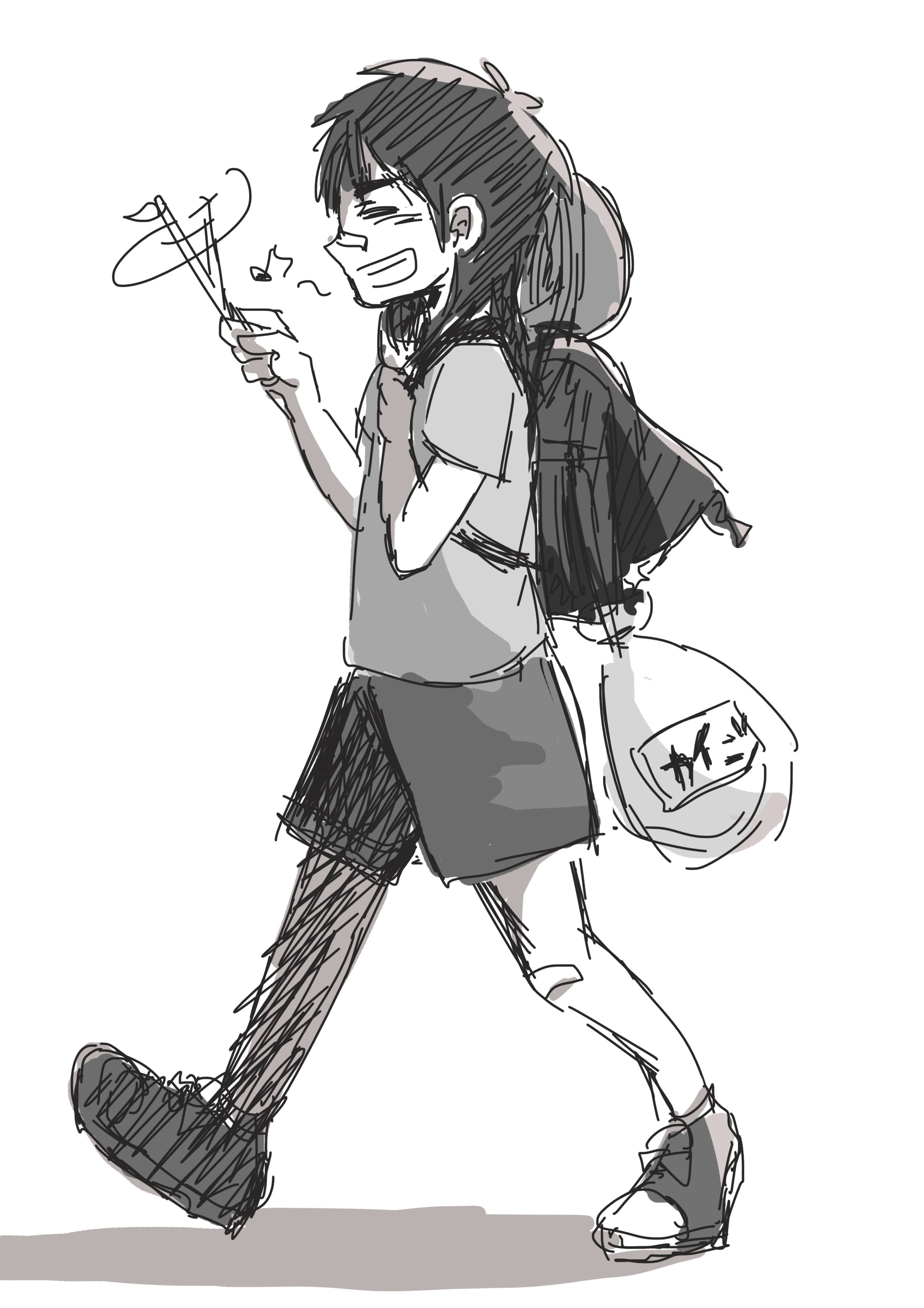 どっこいイラスト日記 小学生カイジ