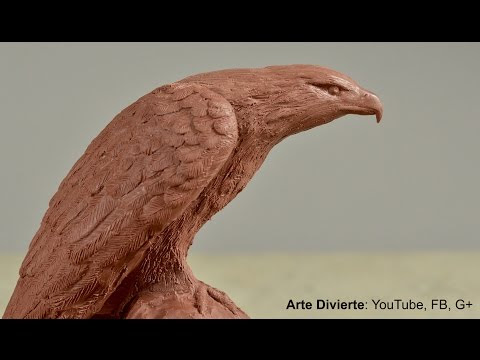 Curso de escultura en línea: Cómo modelar un águila en plastilina