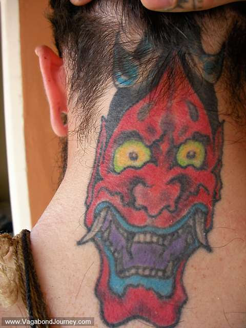 Cool Koi Japanese Tattoo Design In Hand. Cool Koi Japanese Tattoo Design In