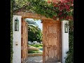 WOOD GATE DOOR BEAUTY AND FURTURE