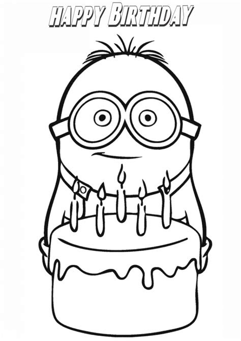  happy birthday coloring pages printable