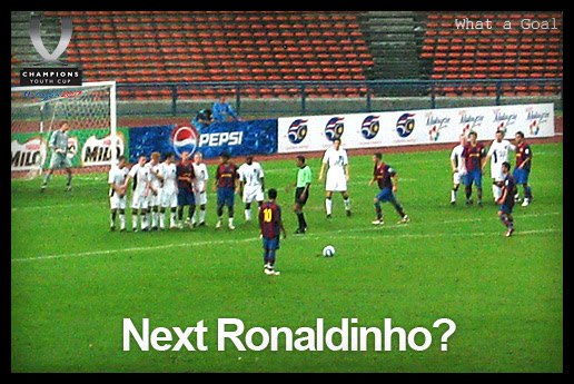 ronaldinho eating
