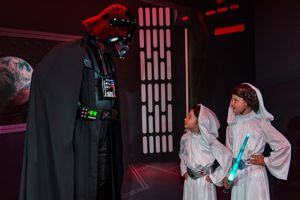 Guests encounter Darth Vader during Star Wars Day at Sea