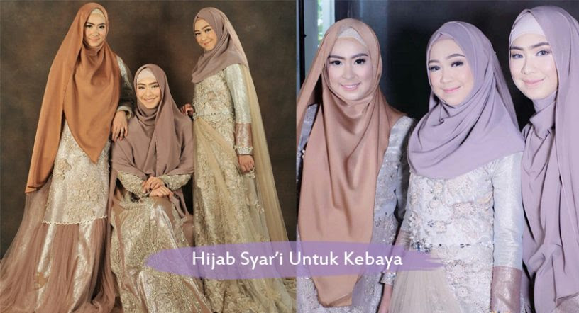 7 Model Hijab Syari Untuk Kebaya Ini Wajib Kamu Coba
