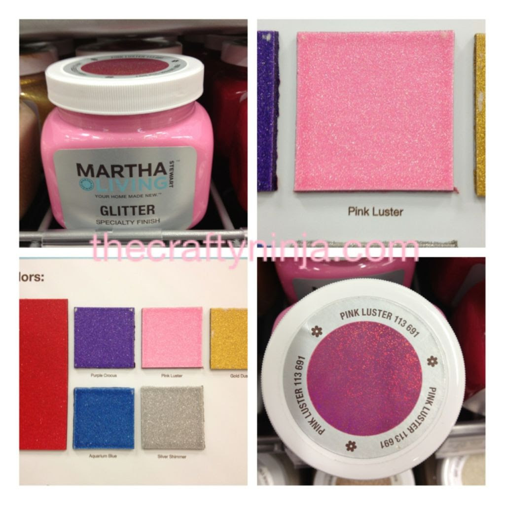 Martha Stewart Glitter Paint The Crafty Ninja