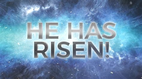 risen easter church video
