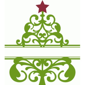 Download Silhouette Design Store - View Design #68416: split christmas tree