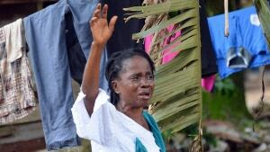 Ebola death mourner