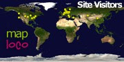 Locations of Site Visitors