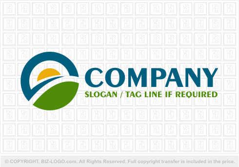 Landscape on Pre Designed Logo 501 Sunrise Landscape Logo