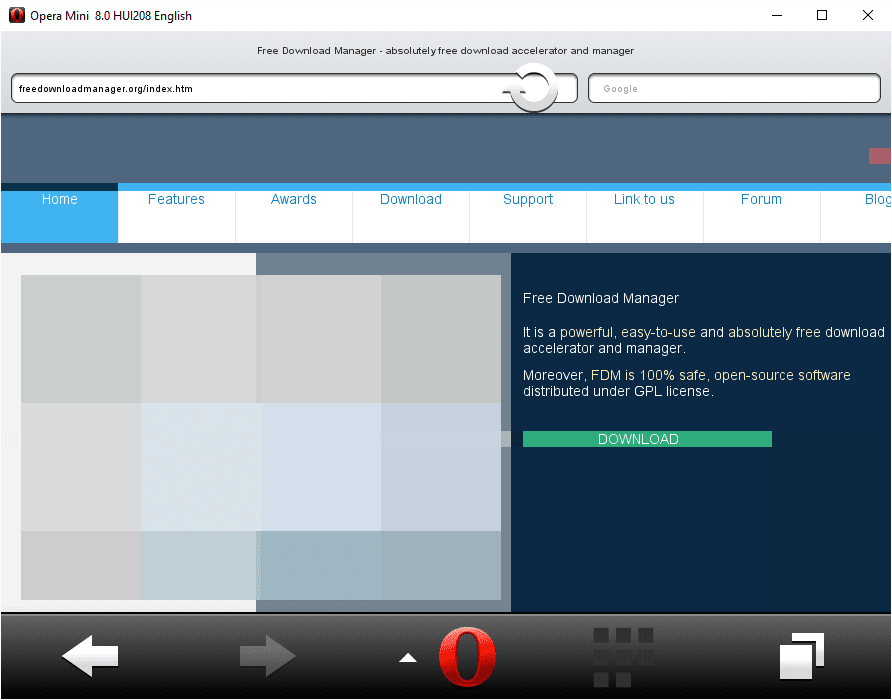 How to use Opera Mini Handler on PC?