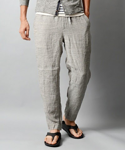 麻 リネンパンツで爽やかコーディネート メンズおすすめ麻パンツ