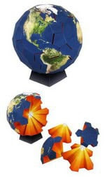 Ebook Globe Puzzle Papercraft