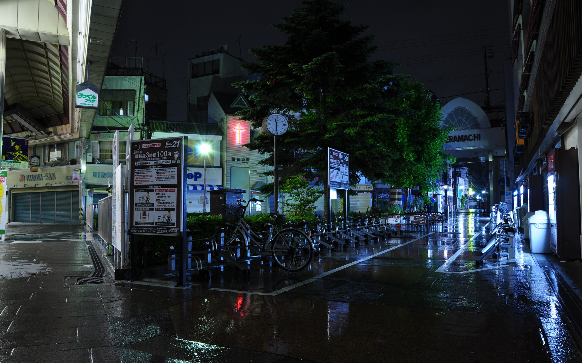 京都市中京区 河原町繁華街の壁紙
