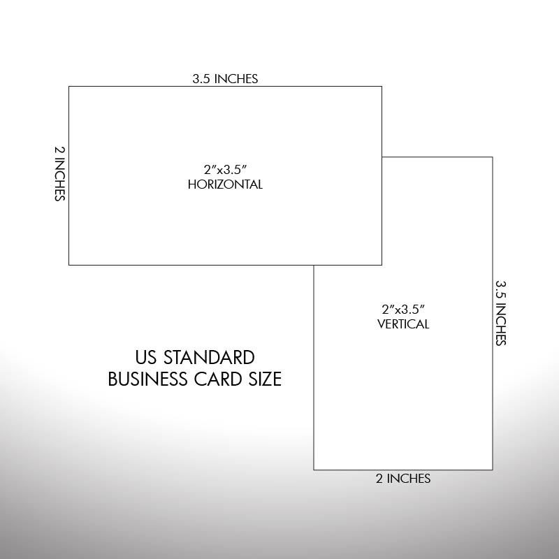 Business Card Sizes